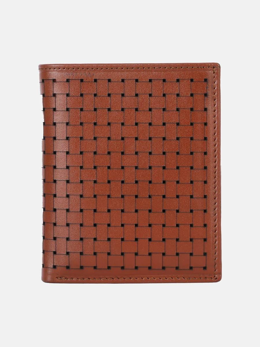 0870000106702-a Copper Brown Genuine Leather Wallet - Image 1
